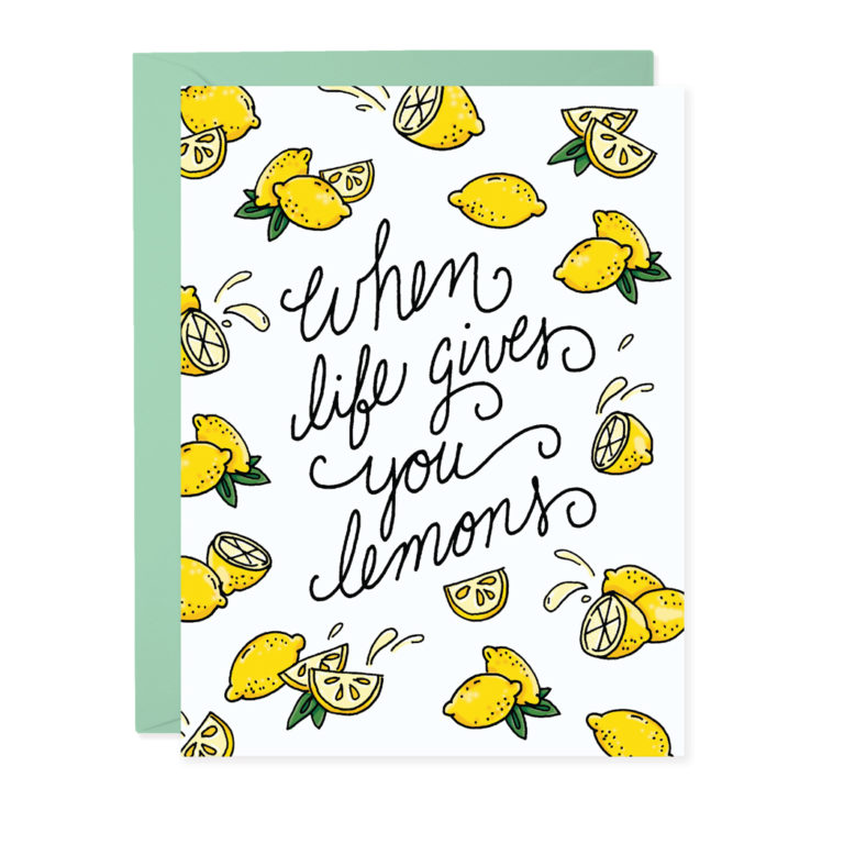 Cut Lemons Card - Praxis Design Studio